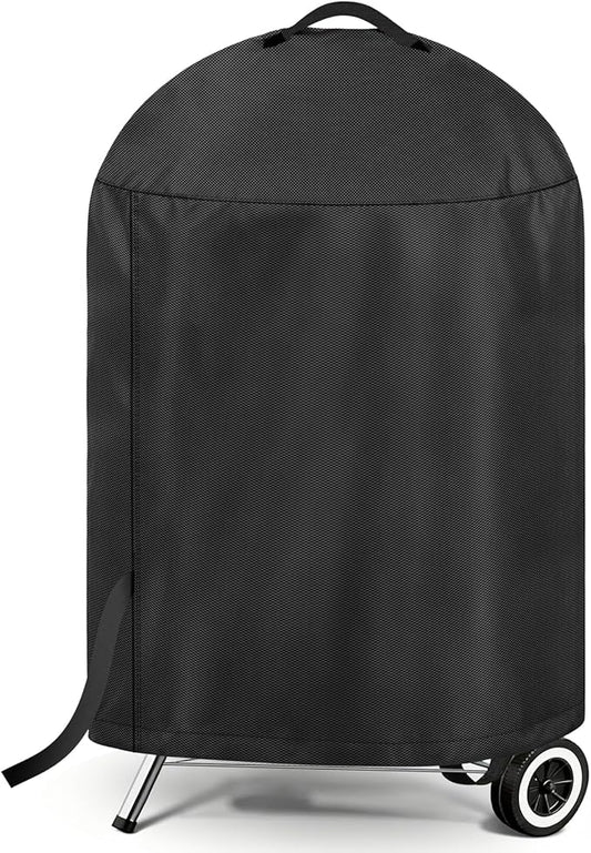 LBTING Grill Cover, 26-inch Heavy Duty 300D Oxford Waterproof Windproof UV Resistant BBQ Gas Grill Cover for Outdoor Barbecue Fit Most Brands Weber, Brinkmann, Char Broil, Holland