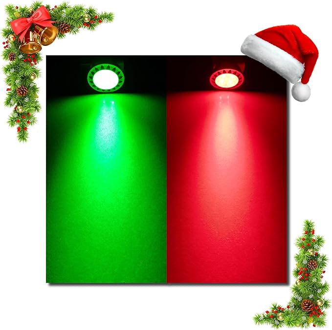 ALIDE Green MR16 GU5.3 Led Bulbs 5W,20W 35W 50W Halogen Equivalent,12V Low Voltage MR16 Led Green Bulb Spotlights for Outdoor Landscape Yard Garden Tree Pool Holiday Christmas Lighting,38 Deg,3 Pack