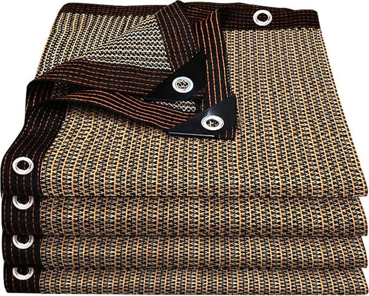 Shade Cloth,80% Sunblock Net with Metal Grommets and Reinforced Edges,Garden Sun Shade Netting,Used in Courtyards,Balconies,Carports,Greenhouse, Plants Growing,Chicken Coop Patios etc.10x14FT