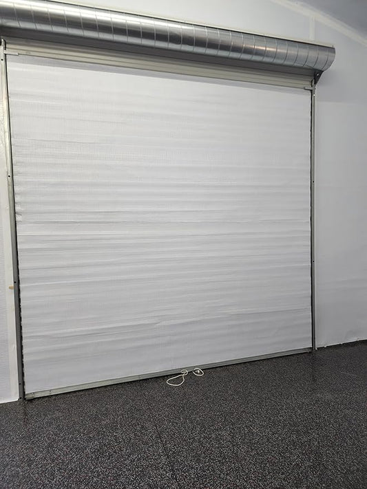 BlueTex Roll Up Garage Door Insulation Kit for Cooling Down Metal Buildings – Easy to Install Complete Insulation for 2 Garage Doors Up to 12'x12' or Large Single Door Up to 300 Sq ft - Oversized