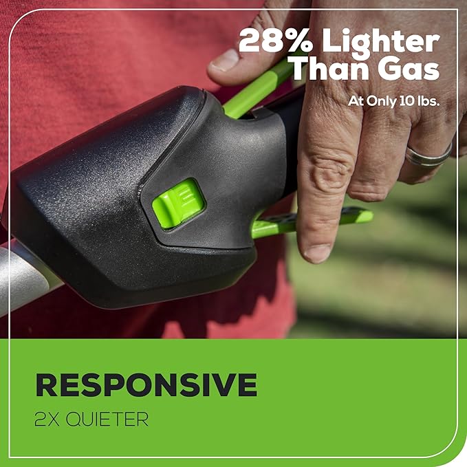Greenworks 60V 17" Brushless (Push) Mower + 60V 13" String Trimmer, 4.0Ah Battery and 3A Charger