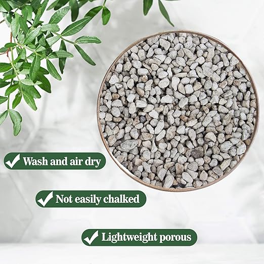 Sukh Horticultural Pumice Stone - Pumice Stone for Plants Succulent Cactus Bonsai Orchid Soil Amendment 900g