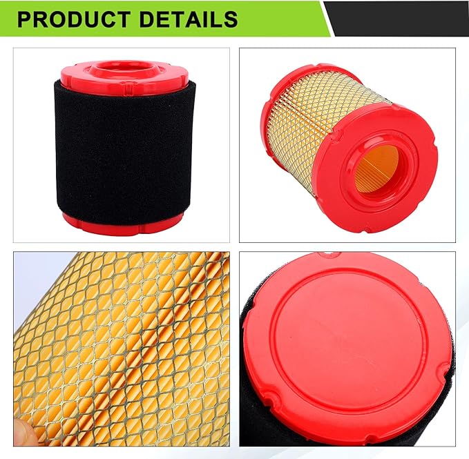937-05066 XT1 Air Filter Maintenance Kit for Cub Cade-t XT1-LT42 XT1-LT46 MTD 737-05066 547CC OHV PowerMore 4X90HU 8X90KU Craftsman T1300 Troy Bit TB42 TB46 Mower Parts