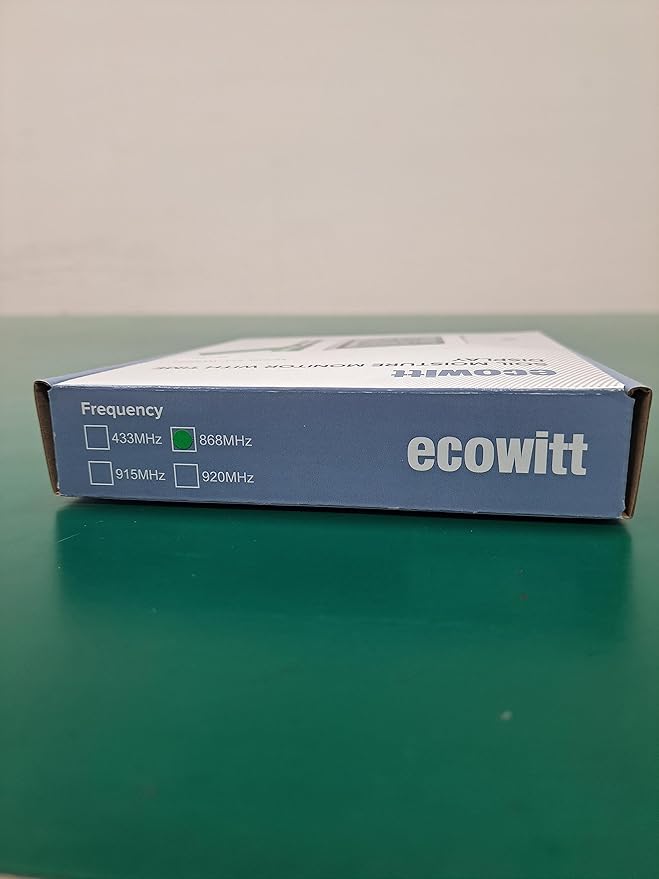 ECOWITT WH0291 Soil Moisture Tester Plant Soil Moisture Sensor Meter with Digital LCD Display