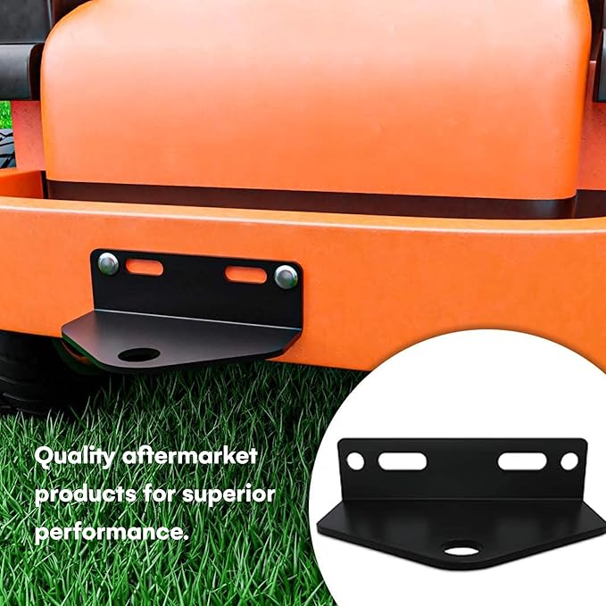 Noa Store | 5 Inch Lawn Mower Ball Hitch - Universal Zero Turn Trailer Hitch - Heavy-Duty Alloy Steel - Mower Hitch Adapter Accessory for Tractor - Including Installation Hardware (Green)