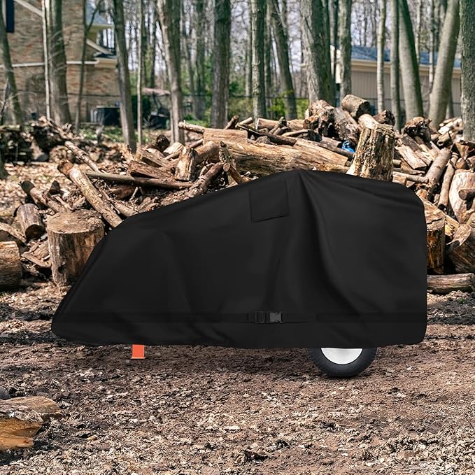 Cartist Log Splitter Cover Waterproof(83 "L X 45 "W X 39 ") Suitable for 15-45 ton log splitter cover All Weather Protection Resistant to rain,snow,wind,UV wood splitter cover- black