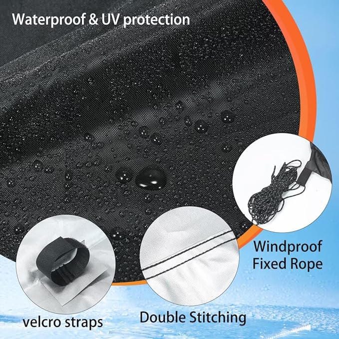 10x10 Canopy Replacement Top Only,Waterproof Pop Up Canopy Tent Top Replacement Cover Roof with Windproof Ropes for Straight Leg Frame, 420D Polyester for Outdoor Garden Pavilion Sun Shade(Black)