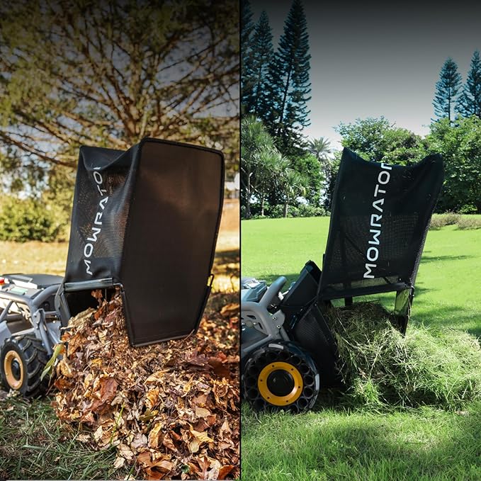 Remote Control Lawn Mower S1 4WD 56V18Ah, Multi-Functions RC Lawn Mower with 1.5-4.3 Inch Cutting Height 21 Inch Real Blade for 75% Slope(37Β°) with Mowing 1.12 Acres