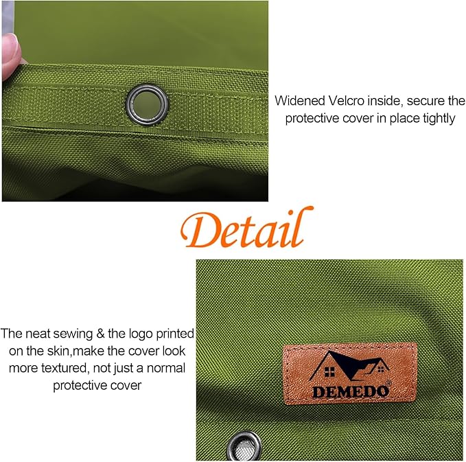 Backflow Preventer Insulation Cover - Water Pipe Insulation Sprinkler Cover for Outside - Insulated Backflow Cover Pouch for Irrigation Back Flow Valve in Winter or Sun Exposure (25"W x 30"H, GREEN)