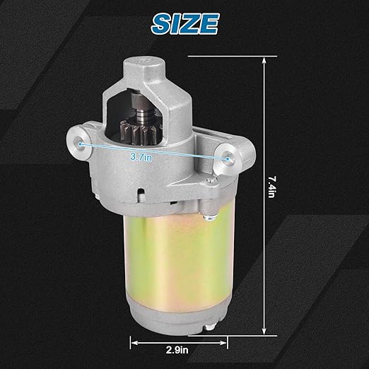 12V Electric Starter Compatible with MTD Yard Man Craftsman Riding Mower Machines 75112207 951-12207 751P12207A Engine 4P90M0 751-12207A