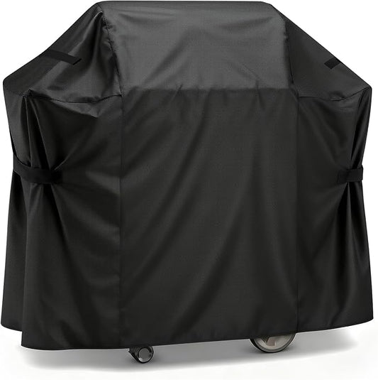 LBTING Grill Cover, 44-inch Heavy Duty 300D Oxford Waterproof Windproof UV Resistant BBQ Gas Grill Cover for Outdoor Barbecue Fit Most Brands Weber, Brinkmann, Char Broil, Holland