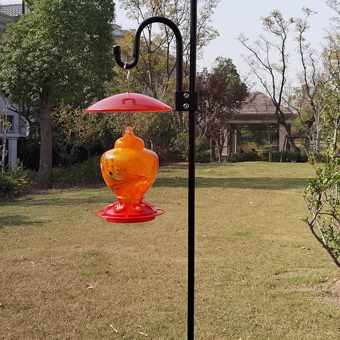 8" Mini Weather Guard for Bird Feeder - 2 PC x Small Protective Dome Cover Against Rain/Snow/Sun - Red Dia. 20CM
