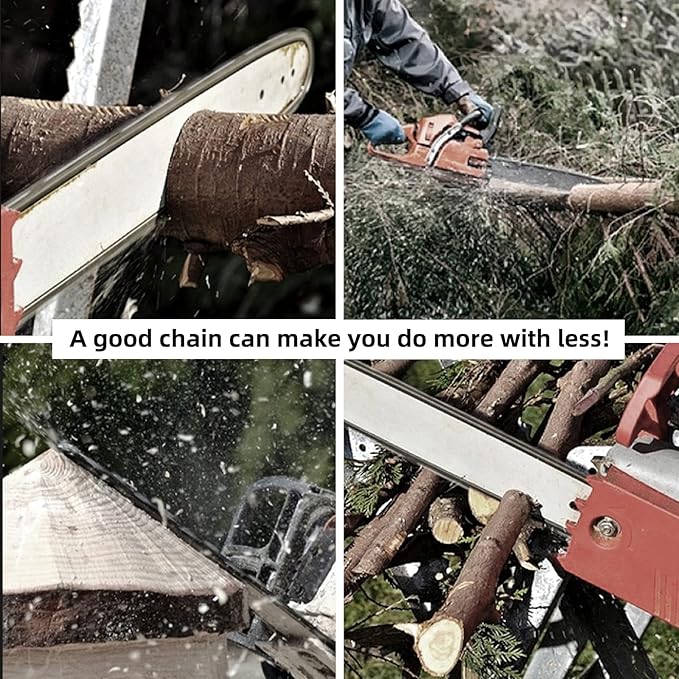 20 Inch Chainsaw Bar & Chain Combo for Stihl 20" 3/8" Pitch, .050" Gauge 72 Drive Links Fits Stihl 030 036 MS360 MS660 MS361 044 MS441 Replacement Chain Saw Bar for STIHL (3 Chains+ 1Bar)