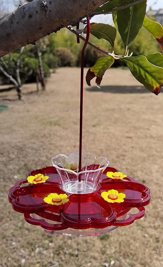 Ant Moat for Hummingbird Feeder - 3 OZ x 2 Pack Clear Insect Guard with Large Capacity