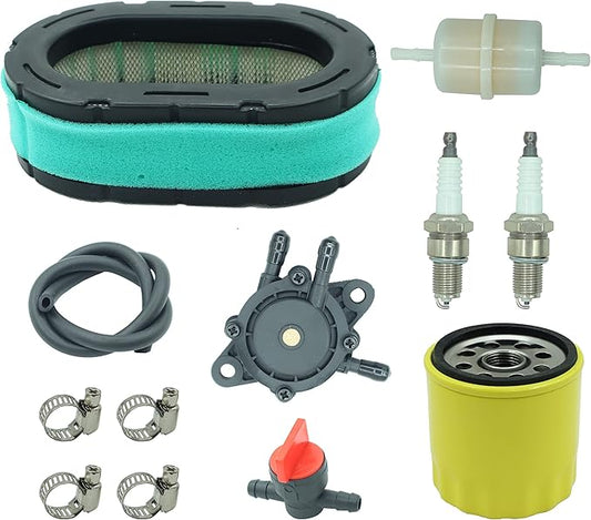 Air Filter Oil filter tune up kit Pre Cleaner for Kohler KT610 KT620 KT715 KT725 KT730 KT735 KT740 KT745 19HP-26HP Lawn Mower 32-083-09-S 3208309-S 32-083-10-S 3208310-S
