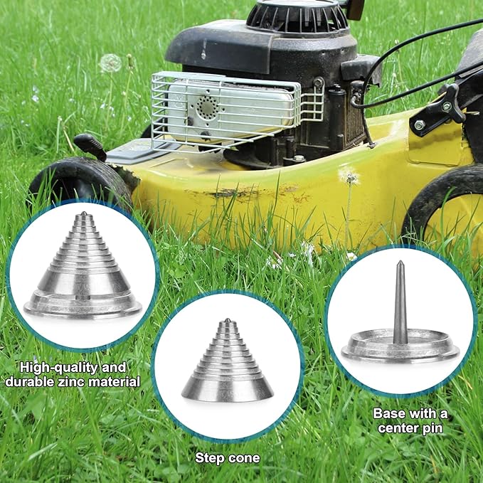 Lawn Mower Blade Balancer, Premium Universal Metal Balancer for Most Blades, Sharpening Balance Tool (1 Pack)