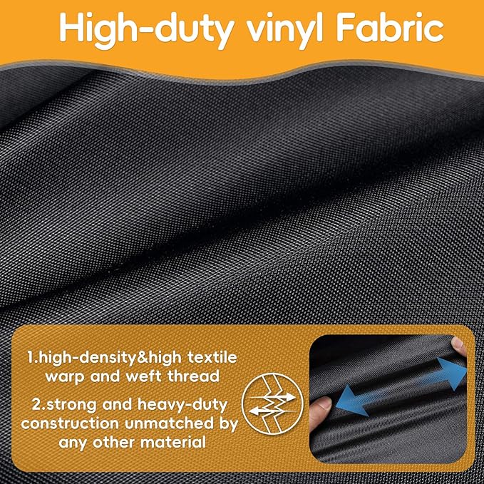 Grill Cover for Weber Q2000, Q2200, Q2400, Q300, Q320, Q3000, Q3200 Gas Grills, Heavy Duty BBQ Gas Grill Cover 7112, Waterproof UV Resistant Cover, Outdoor Barbeque Grill Accessories