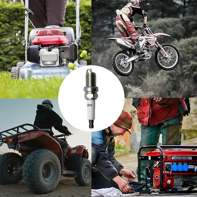 Spark Plug Replace for Champion RC12YC NGK BCPR5E Torch K5RTC Briggs and Stratton 491055S 3 Pcs