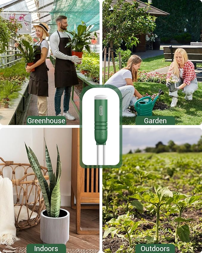 2 Pack Soil Humidity Sensor Probe, Plant Soil Moisture Meter, Accessory Only, Cannot Be Used Alone