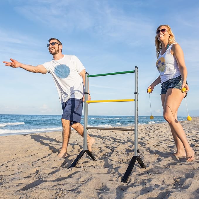 EastPoint Sports Go! Gater Premium Steel Ladderball Set - Features Sturdy Steel Material, Built-in Scoring System, Complete with All Accessories
