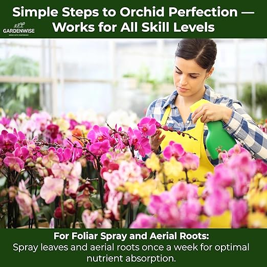 Premium Orchid Plant Food Mist β Orchid Fertilizer Spray β Orchid Food Fertilizer for Blooming β Orchid Plant Care Formula 3-1-2 β Ready-to-Use (8 OZ)