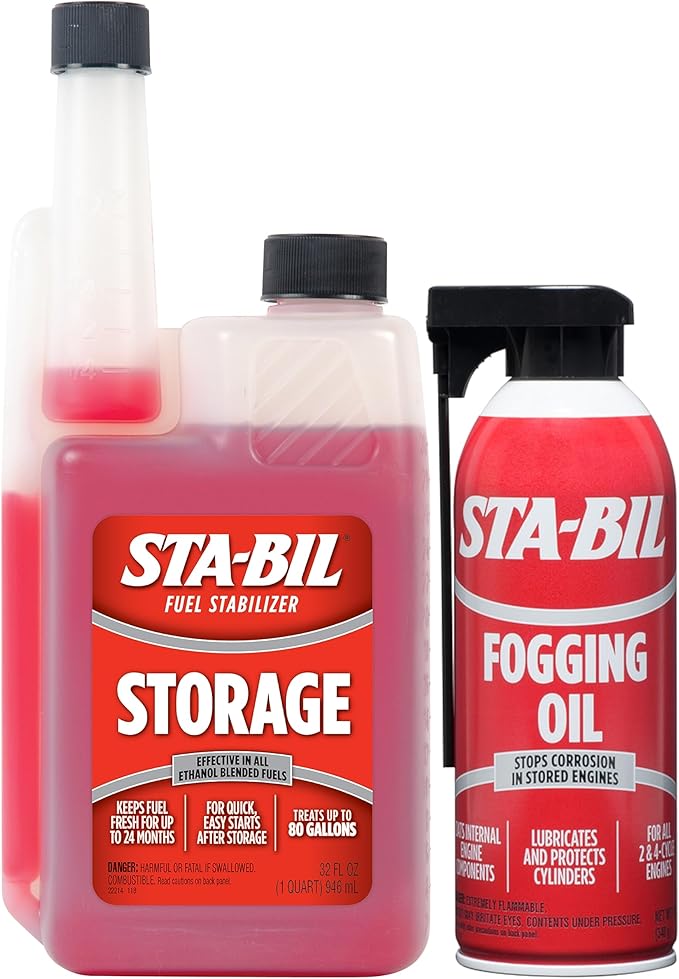 STA-BIL Fall Storage Basics Storage Fuel Stabilizer (32 Oz) Fogging Oil