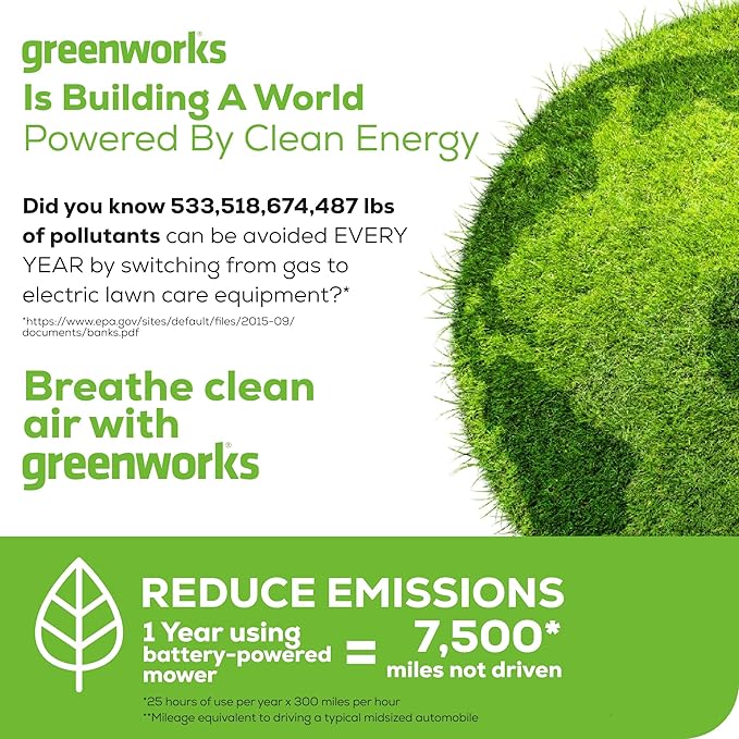 Greenworks 40V 25" Brushless Cordless (Self-Propelled) Lawn Mower (75+ Compatible Tools), (2) 4.0Ah Batteries and Dual Port Rapid Charger Included