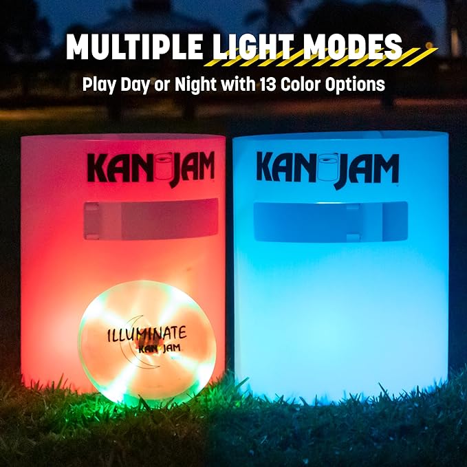 Kan Jam Disc Toss Game - American Made Outdoor Game for The Backyard, Beach, Park, Tailgates - Original, Illuminate, Pro, Travel Edition, and Carry Bag Only