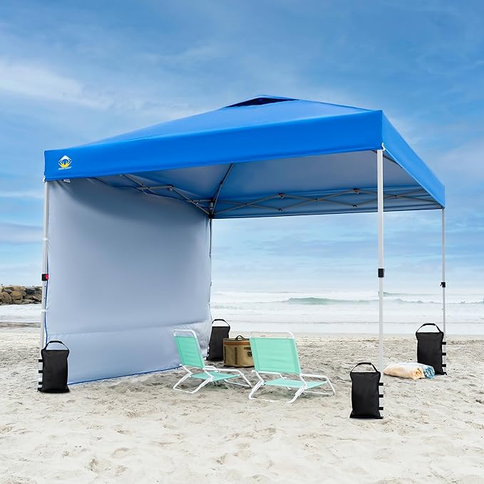 CROWN SHADES Sand Bags for Canopy Legs (150 LBS) Sandbags for Weight, Canopy Weights, Pop Up Tent Weights Bags, Black (Unfilled)