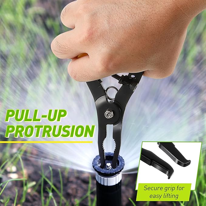 2pack Pop Up Sprinkler Head Tool Compatible with Rainbird Hunter Sprinkler Head, Pull Raise Tools for Pop Up Sprinklers, Rotor Adjustment Tools for Lawn Irrigation System Repair