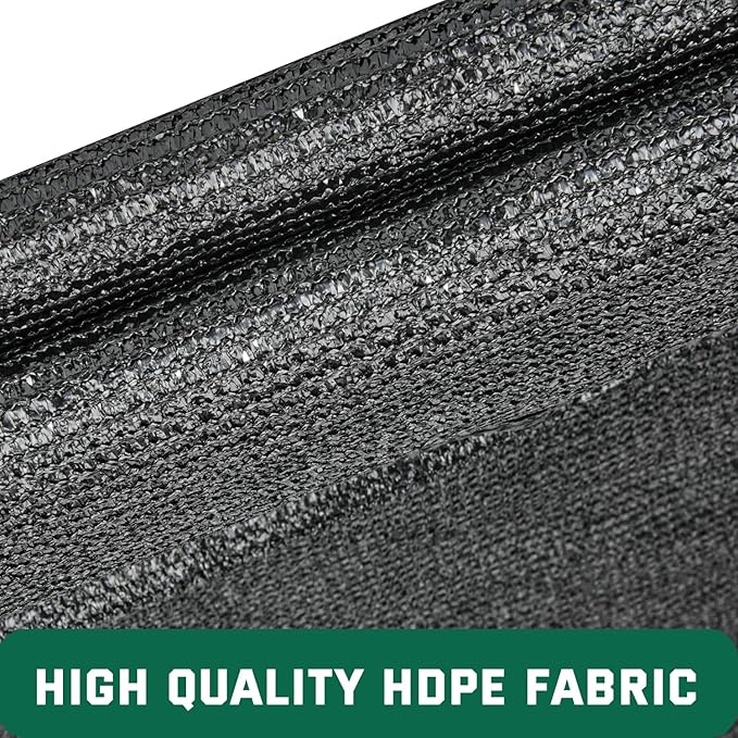Kesfitt Garden 40% Shade Cloth, Resistant Sun Shade Net 20x20FT Mesh Tarp with HDPE Material and Reinforced Grommets Shade Trap for Greenhouse, Plant, Pergola, and Backyard Patio Sunshade