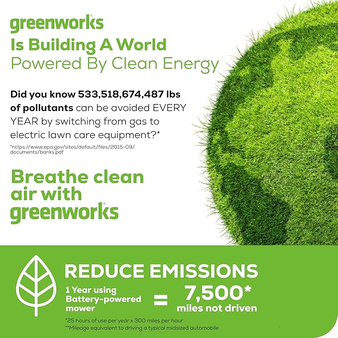 Greenworks 48V (2x24V) 17" Brushless Mower+12" String Trimmer +320CFM Blower,(2) 4.0Ah Batteries and 2A Dual Port Charger