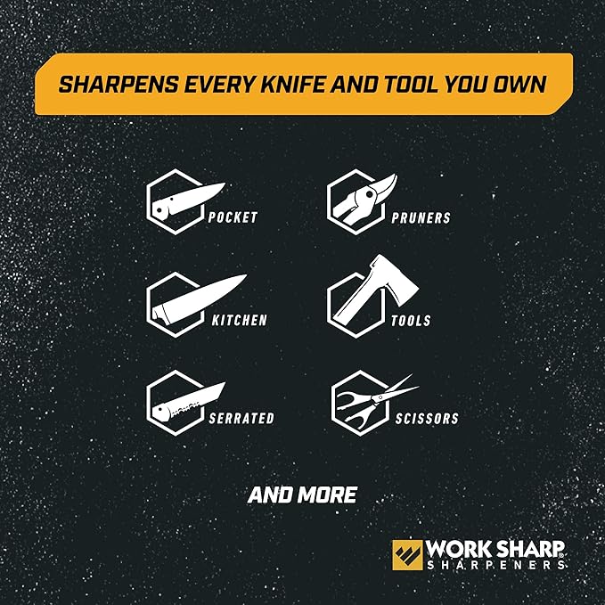 Work Sharp MK2 Professional Electric Knife and Tool Sharpener - Adjustable Tool and Knife Sharpening System