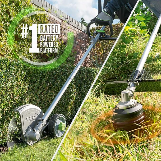 EGO Power+ MHC1502 Multi Combo Kit: 15 String Trimmer, 8-Inch Edger & Power Head with 5.0Ah Battery & Charger Included