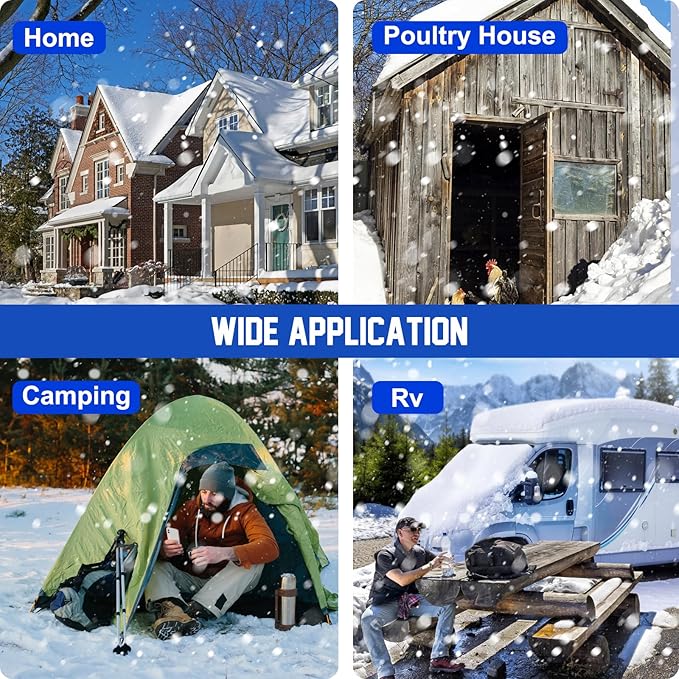 100FT Heated Water Hose for RV,Heated Drinking Water Hose with Thermostat,Lead and BPA Free,1/2" Inner Diameter,Temperatures Down to -40°F Self-Regulating White Appearance (100FT)