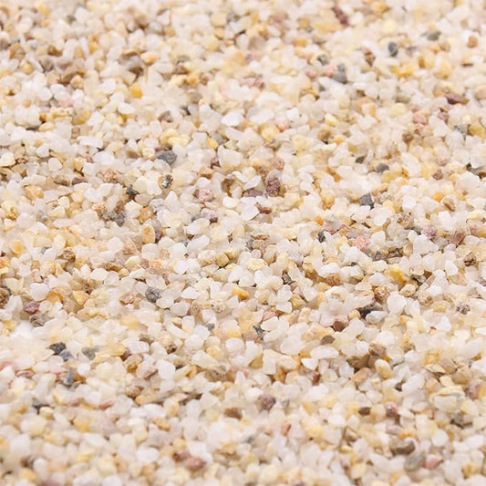 Coarse Sand. Golden Color. 1/8 Inch 2 lbs. for Potting Soil, Succulents, Pots, Plants, Gardening, Indoor, Crafting, Vase Fillers (X-Mini (0.125 Inch), COARSE Sand - Golden, 2)