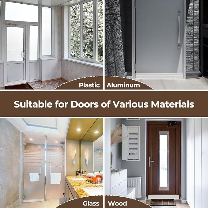 Door Draft Stopper Weather Stripping: Ohuhu 39" L x 2" W Under Door Bottom Seal Strip Sweep - Backing Adhesive Blocker Gap Filler Flexible Noise Insulation Draft Guard Bottom of Door Garage