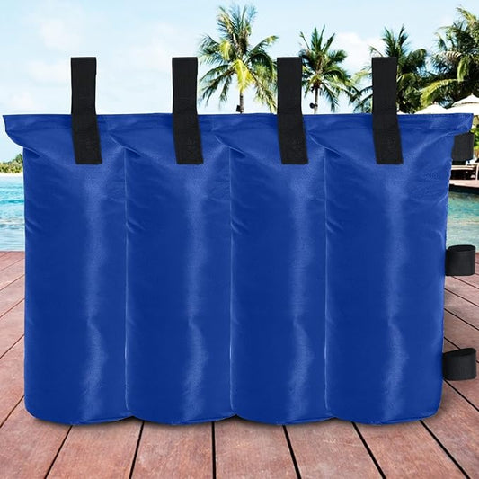 COOSHADE Canopy Tent Sand Bags Gazebo Weights Bags,4 Pack,112LBS,Blue