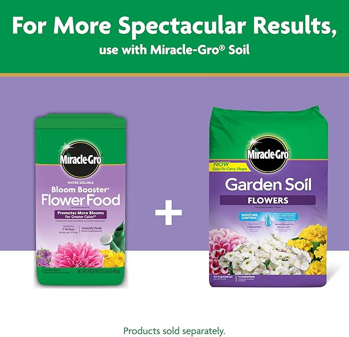 Miracle-Gro Water Soluble Bloom Booster Flower Food