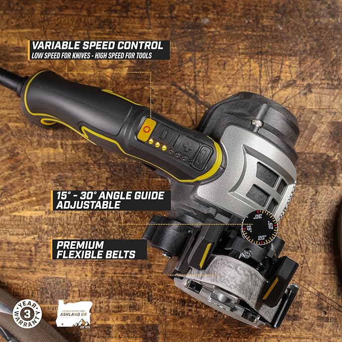 Work Sharp Ken Onion Knife Sharpener Tool - Adjustable Knife Sharpening System - For Knives, Scissors, Serrated Blades, & Tools