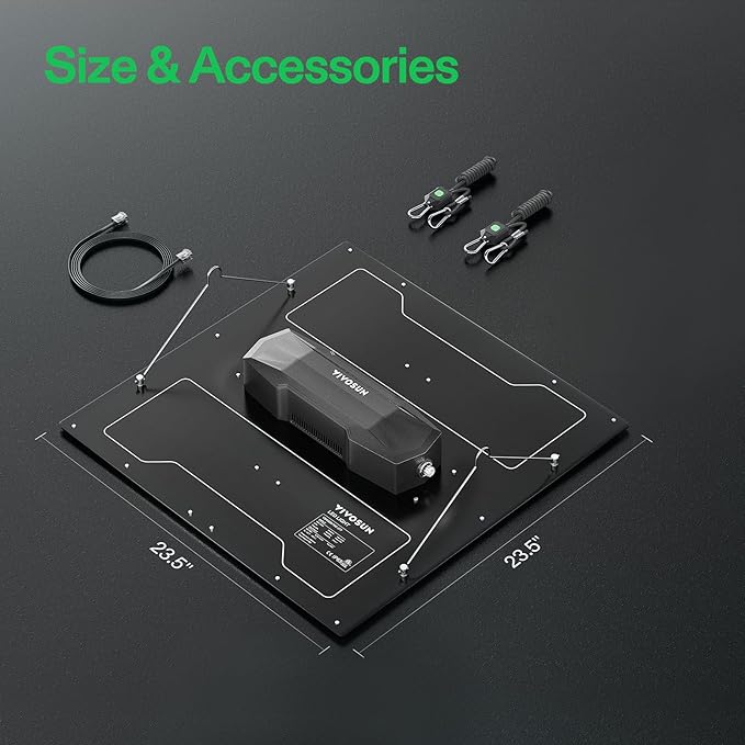 VIVOSUN VS4000 LED Grow Light with Full Spectrum Diodes & Brand Driver Dimmable Sunlike Lights for Seedling Veg & Bloom Plant Grow Lamp for 4x4/5x5 Grow Tent