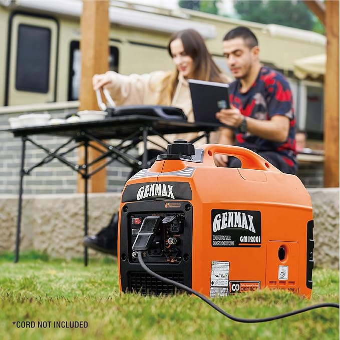 GENMAX Generator,EPA Compliant, Eco-Mode Feature, Ultra Lightweight for Backup Home Use & Camping