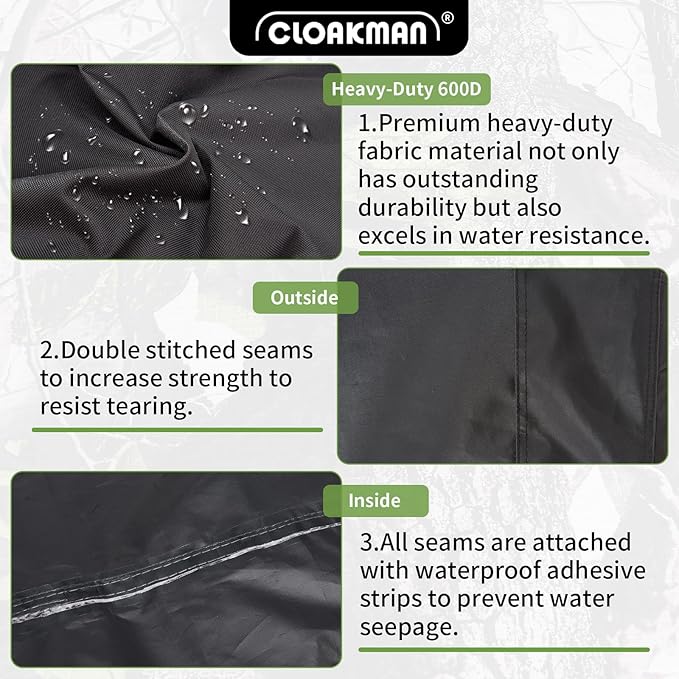 Heavy Duty Grill Cover fits Pit Boss Lexington 500, Lexington 540, Pro 600 and Tailgater 340/440TG1 Pellet Smoker Grill Cover