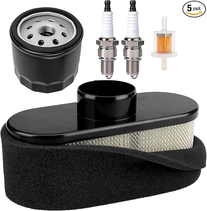 Tune Up Kit for Kawasaki FR691V FR651V FR730V Engines Replacement for FR691V Oil Filter 49065-7007 Air Filter 11013-0752 Fits for Cub Cadet ZT1 ZT2 50 Mower and Hustler Zero Turn Mower