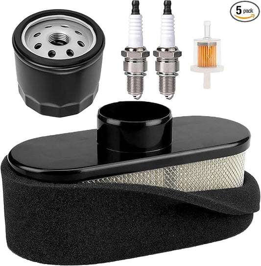 Tune Up Kit for Kawasaki FR691V FR651V FR730V Engines Replacement for FR691V Oil Filter 49065-7007 Air Filter 11013-0752 Fits for Cub Cadet ZT1 ZT2 50 Mower and Hustler Zero Turn Mower