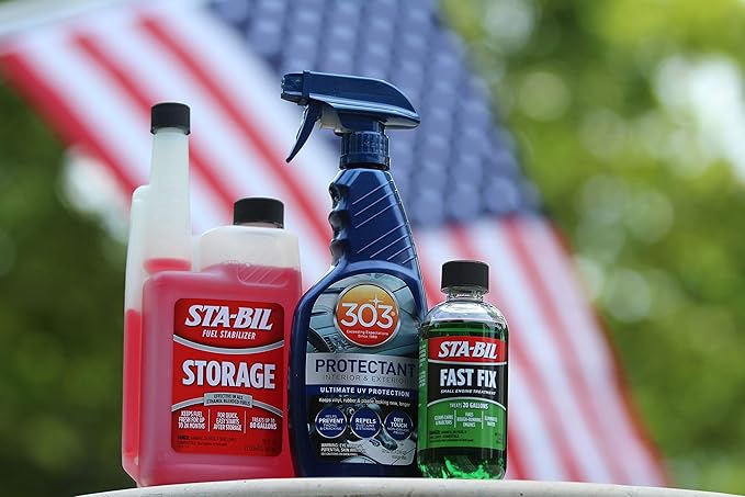 STA-BIL Fast Fix - Small Engine Treatment, Cleans Carburetors & Injectors, Fixes Rough Running Engines, Eliminates Water, Carb Cleaner & Fuel Injector Cleaner, 8oz (12 Pack)