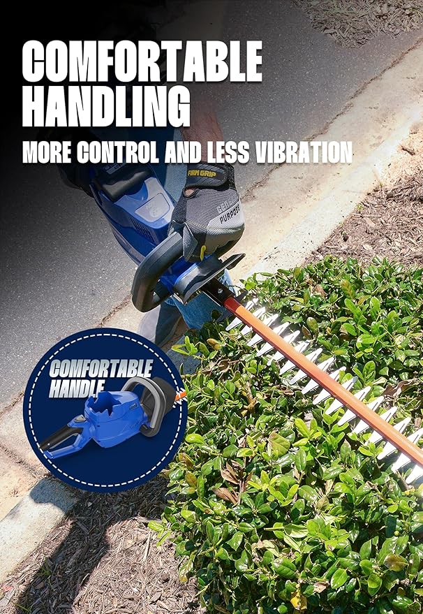 WILD BADGER POWER Hedge Trimmer 40V 2Ah Cordless 22 inch, Tool only.