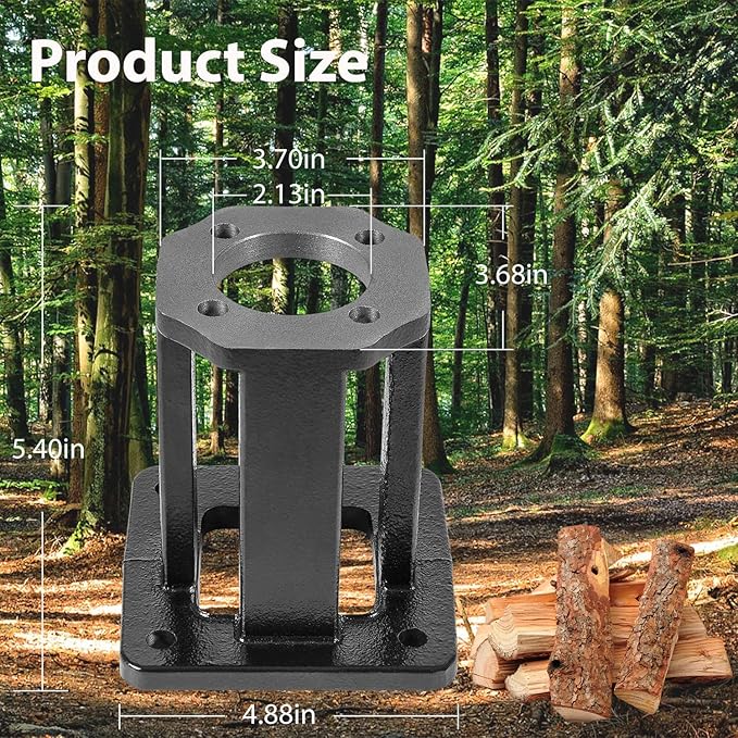 31-272 Log Splitter Pump Bracket for 8hp-15hp Hydraulic Log Splitter, Suitable for SpeeCo, Splitmaster, Oregon, Husky 28, 33, 34 and 35t Units