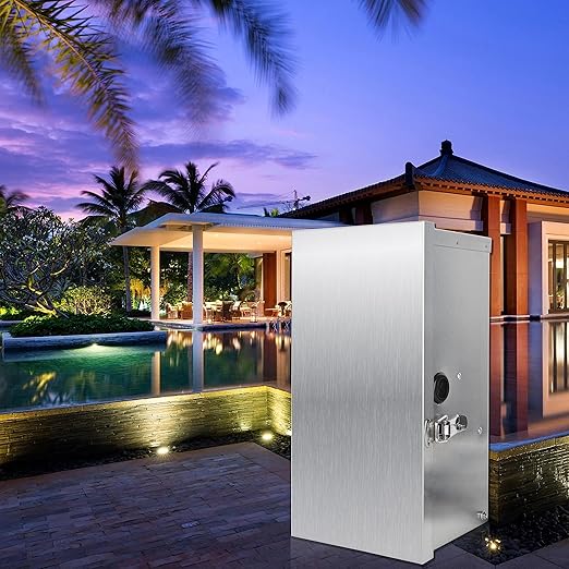 100W Low Voltage Light Transformer, 120V AC to 15V/14V/13V/12V AC Transformer, Outdoor Transformer for Low Voltage Landscape Lighting, Spotlight,Patio Lights,Pathway Light