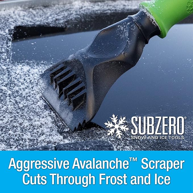 SubZero 14052 52" Avalanche Extreme Extendable Snowbroom for Cars, Trucks, SUVs
